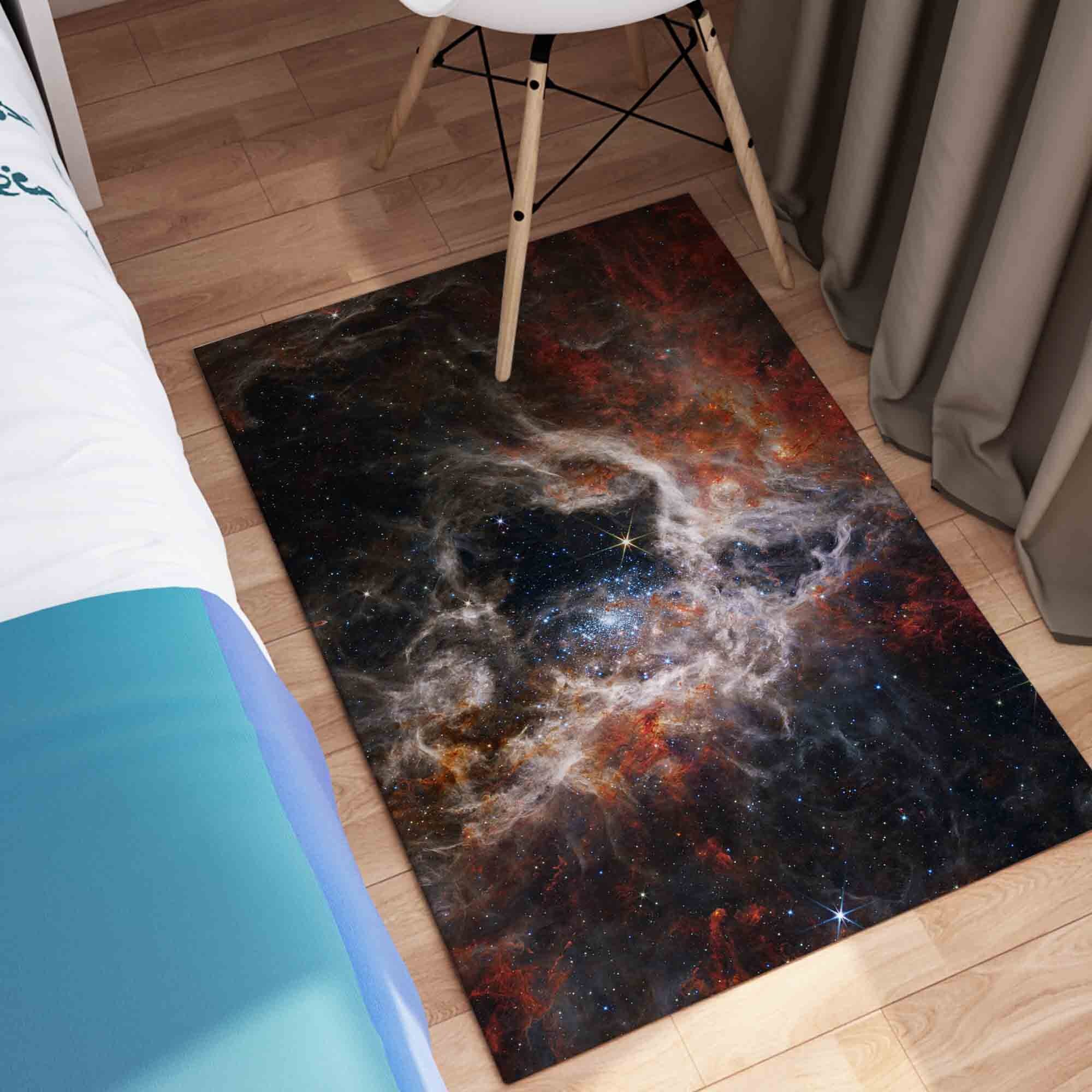 NASA Space Rug, James Webb Rugs, NASA Rugs, Landscape Rug, Office Rug ...