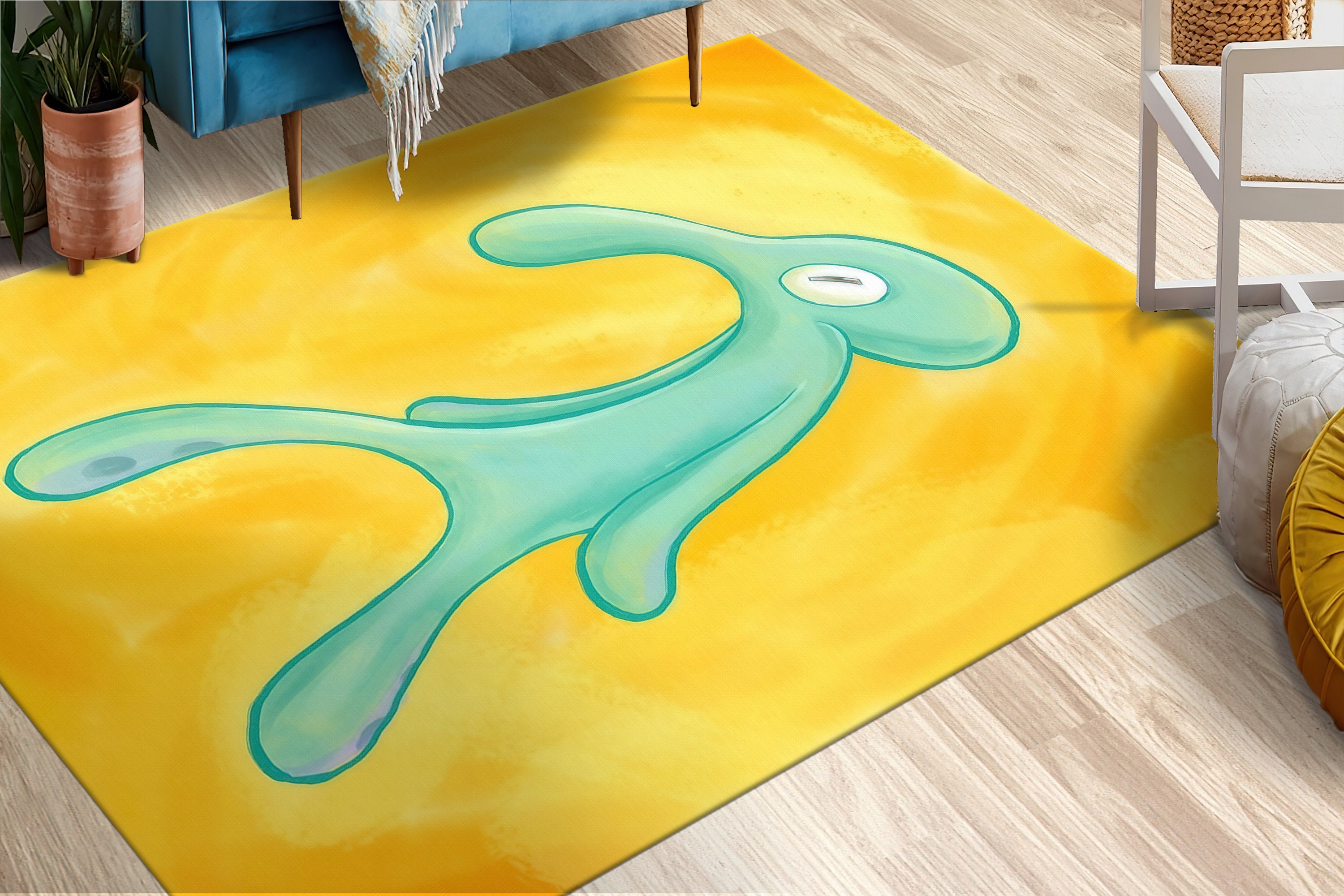 Squidward Tapestry Etsy