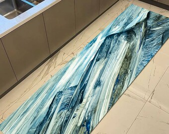 Large Rug, Car Mat, Popular Rug, Non Slip Rug, Abstract Mountain Painting Rug, Mountain Landscape Rug, Modern Rugs, Small Rug, Gift Rug,