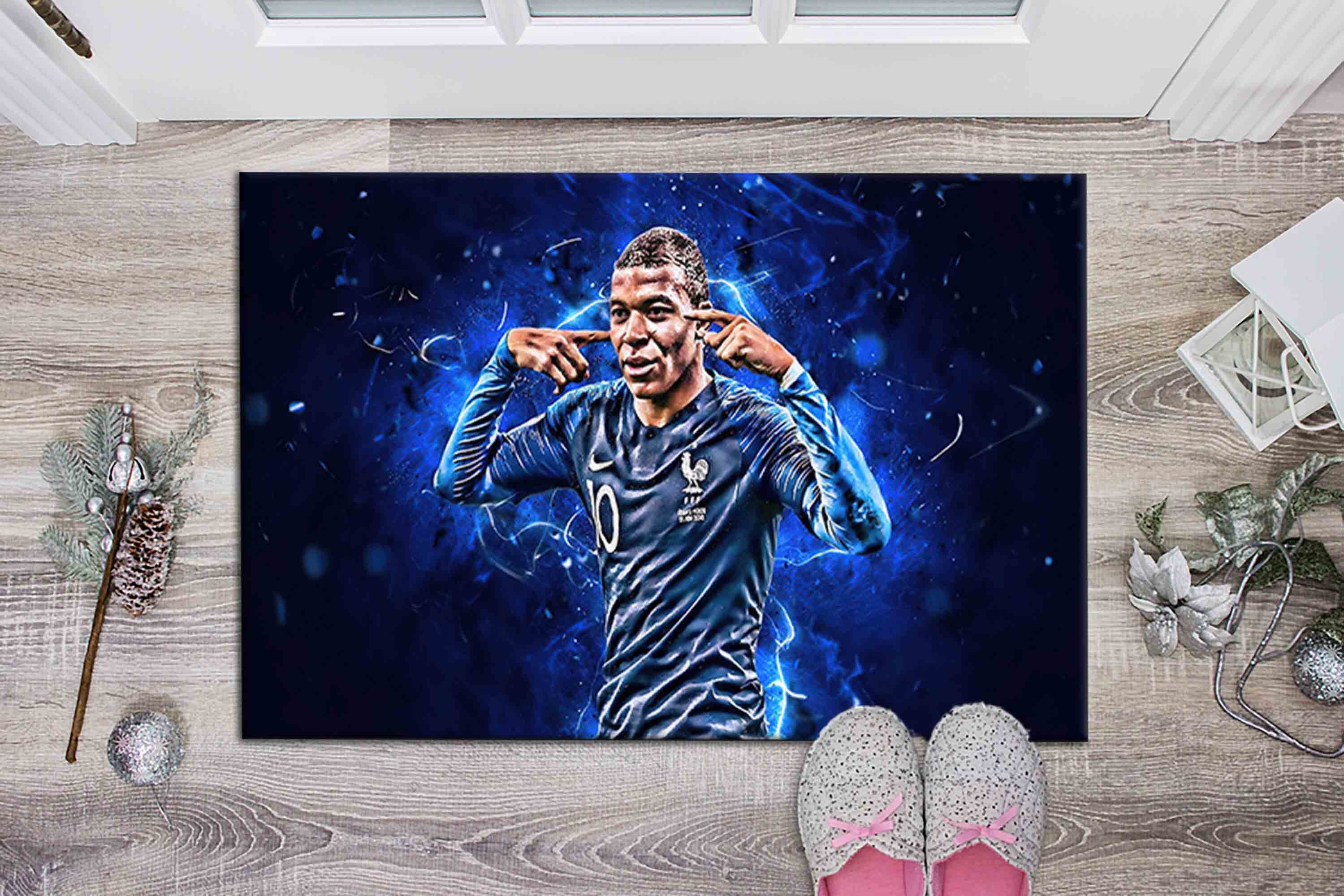 Discover Mbappe Rug, World Cup Rugs, Sport Rug, Personalized Gifts, Gift For Him,