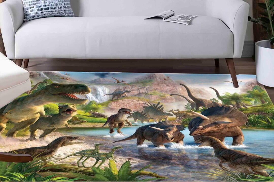 Dinosaur Rugs, Boy Room Rug, Dino Rug, Kids Room Rugs, Custom Rug ...