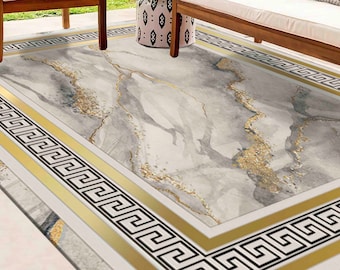Office Decor Rug, Kitchen Rug, Indoor Rug, Anti-Slip Carpet, Luxury Rugs, Abstract Marble Rugs, Alcohol Ink Rug, Living Room Rug, Saloon Rug