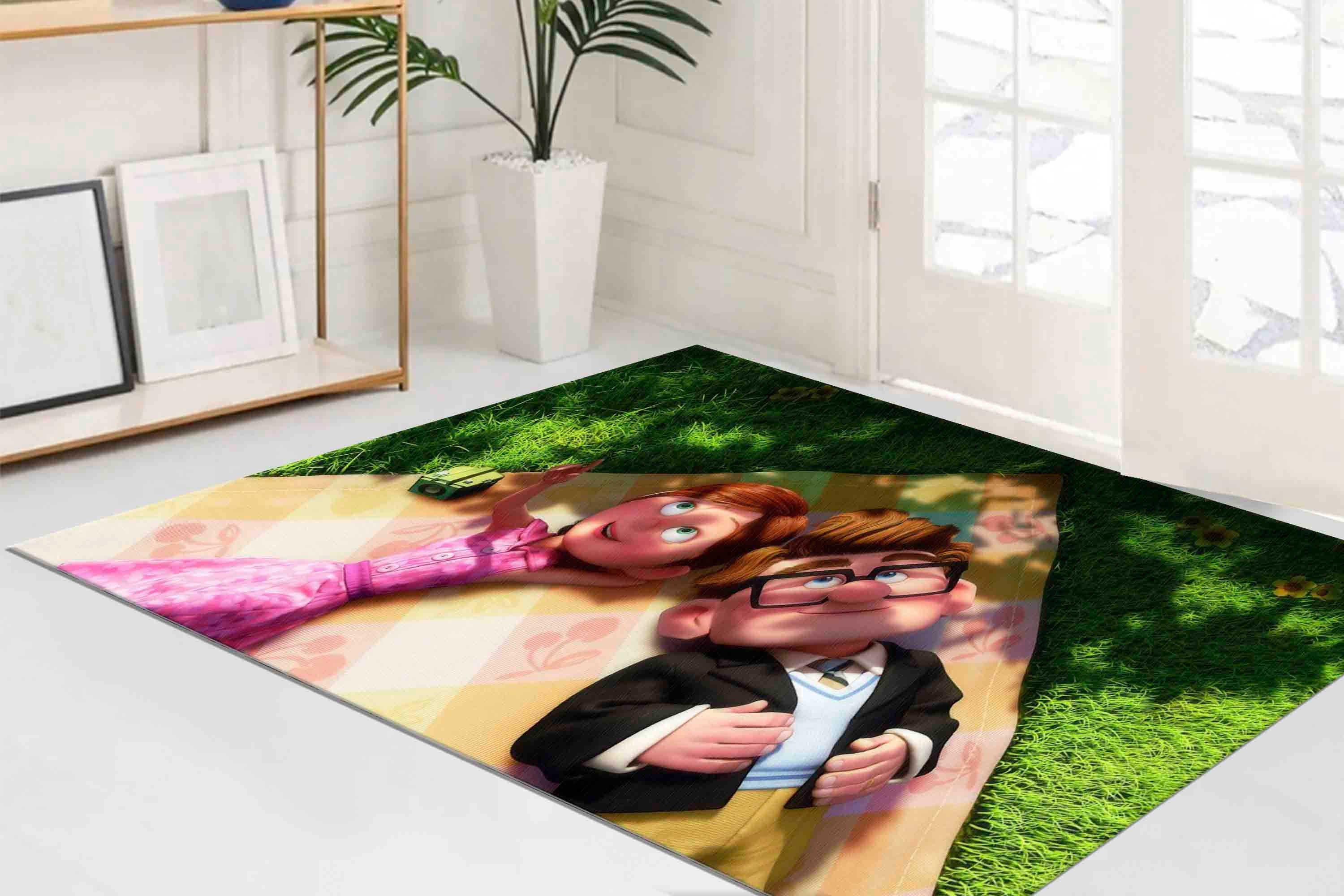 Carl and Ellie Rug, Movie up Rug, Valentine Rug, Modern Rugs, Gift for ...
