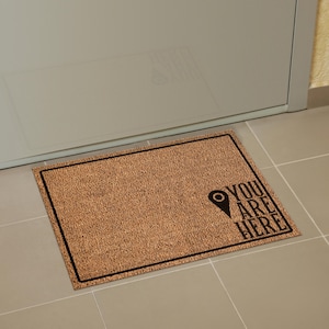 Rugs, You Are Here Doormat Rugs, Frontdoor Mat Rugs, Custom Doormat Rug, Bath Rug, Classic Rug, Bridesmaid Gift, Accent Rug, Round Rug,