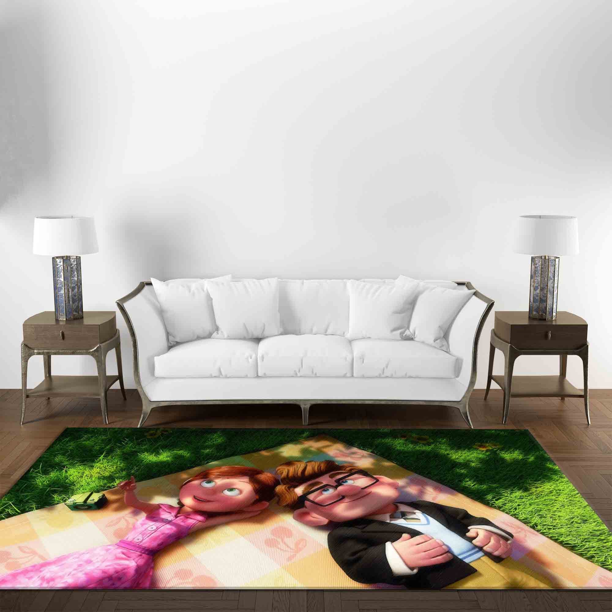 Carl and Ellie Rug, Movie up Rug, Valentine Rug, Modern Rugs, Gift for ...