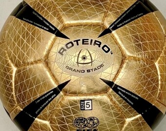 Roteiro Golden Vintage UEFA Euro Cup 2004 Portugal Final Official Match Ball Roteiro Golden Official Soccer Ball Euro Cup 2004 Retro Ball