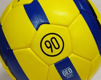 T90 Yellow Zugabe Aerow F.A League of Legends 2005-2006 Super Rare Fußball Fußball Größe 5 Vintage Spielball