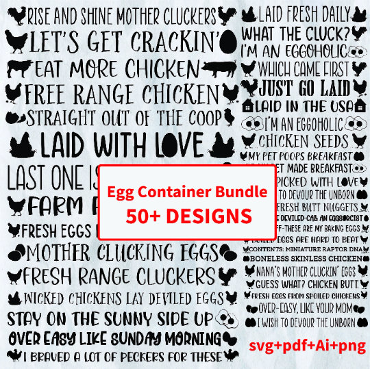 Egg Carton Stamp for Chicken or Duck Eggs, Custom Egg Cartons, 12