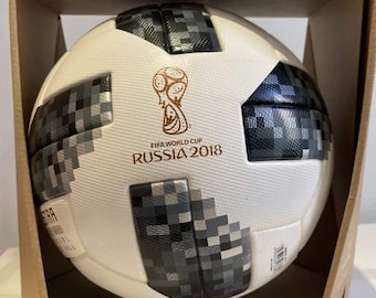Telstaa Russland Worldcup Fußball 2018 offizielles Spiel Telstaa Fußball Fifa Zugelassene Größe für Erwachsene Handgefertigtes Fußball-Weihnachtsgeschenk für Ihn