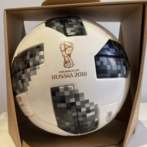 Telstaa Russland Worldcup Fußball 2018 offizielles Spiel Telstaa Fußball Fifa Zugelassene Größe für Erwachsene Handgefertigtes Fußball-Weihnachtsgeschenk für Ihn