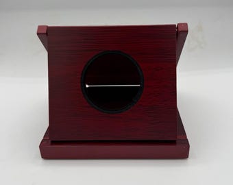 Single Challenge Coin Wood Display Case for 2" Coin