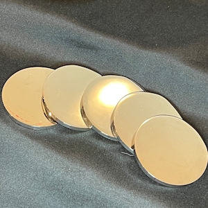 50mm (2'') Stainless Steel Challenge Coin Blanks Police, Military, Fire, EMS. For bulk orders over 100 coins contact Eric @ 315-415-2141