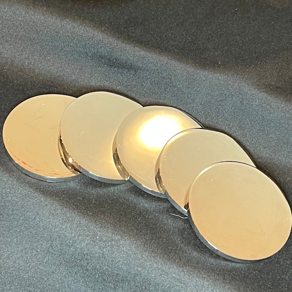 50 mm (2 inch) Stainless Steel Challenge Coin Blanks for Police Military Fire EMS