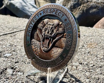 3D Custom Challenge Coins 2", 3", 4" or 8" Plate