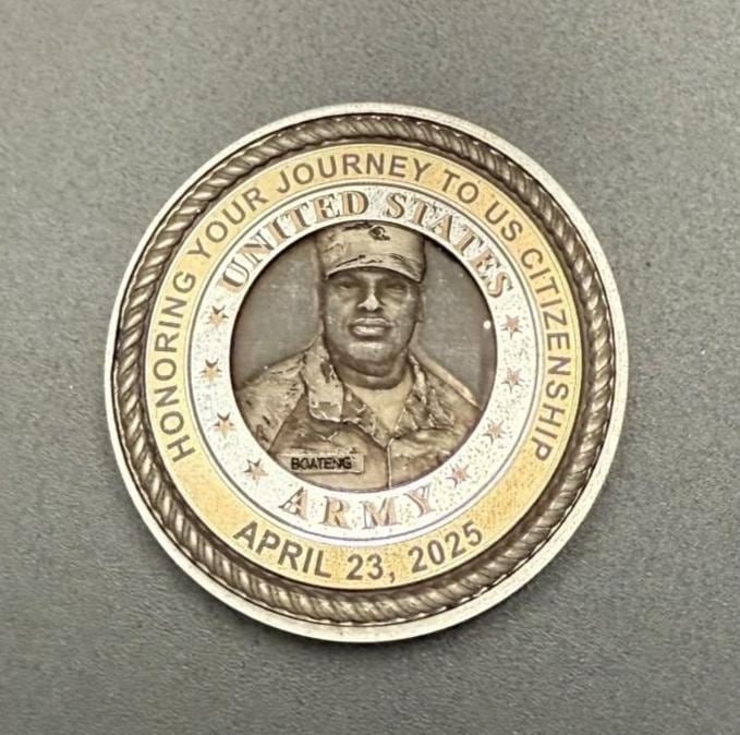 2'' Custom Stainless 3-DIMENSIONALChallenge Coin for Police, Military, EMS, Fire, or any Special Occasion