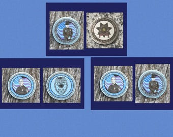 Memorial Challenge Coin: OCSO Lt Hoosock & SPD Officer Jensen