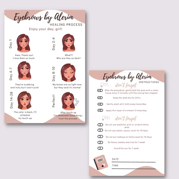 Microblading Aftercare - Etsy