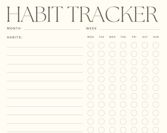 healthy habit tracking