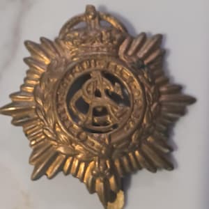 Original WW1 British Army Service Corps Cap Badge