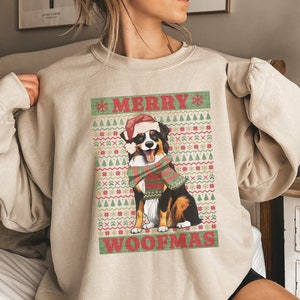 Australian shepherd ugly christmas sweater cheap