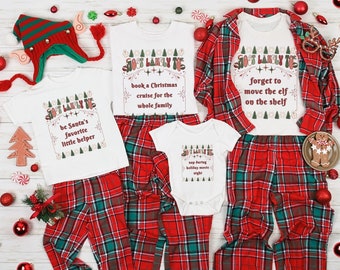 Personalized Most Likely To Ugly Christmas Shirts, Retro Custom Family Matching T-Shirts, Couple's Matching Xmas, Office Christmas Party