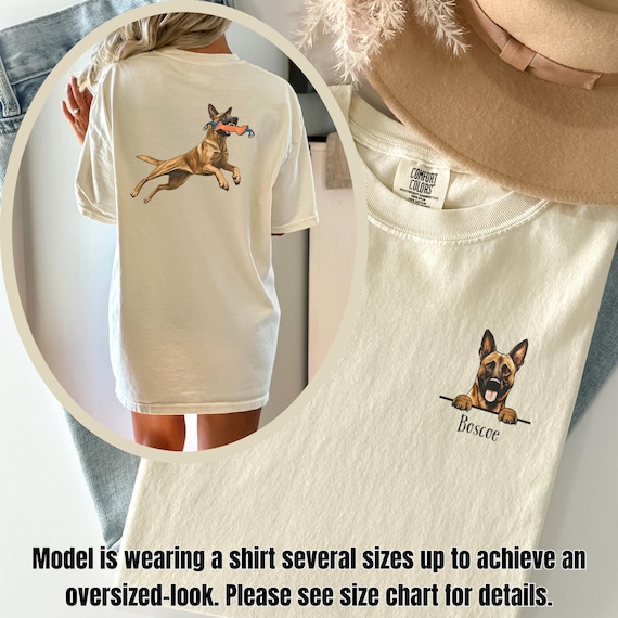 Personalized Belgian Malinois Dock Diving Distance Jump Shirt