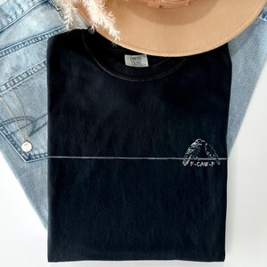 Funny Minimalist F-Caw-F Gothic Raven Dark Humor Comfort Colors® Shirt: Two Crows On A Wire