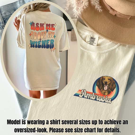 Dachshund Shirt. Retro Style T-Shirt Dachshund Shirt. Retro Style T-Shirt