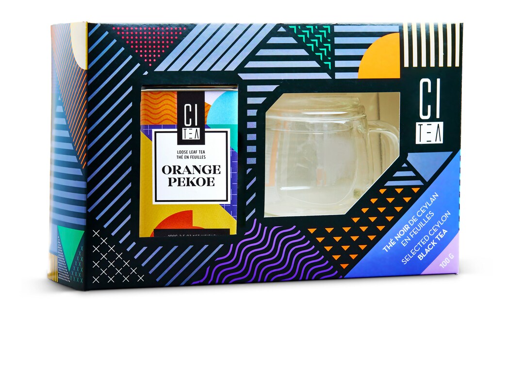 Orange Pekoe and Infusion Cup, Tea Set Gift Set, Single Serve Tea