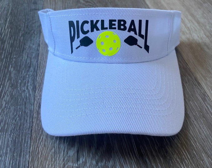 PICKLEBALL - visor, pickleball paddles and ball visor