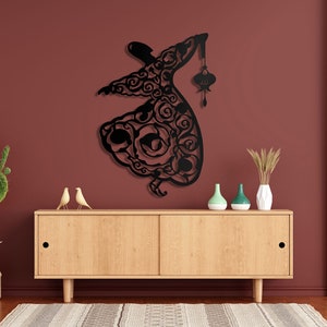 Whirling Dervish Metal Wall Art