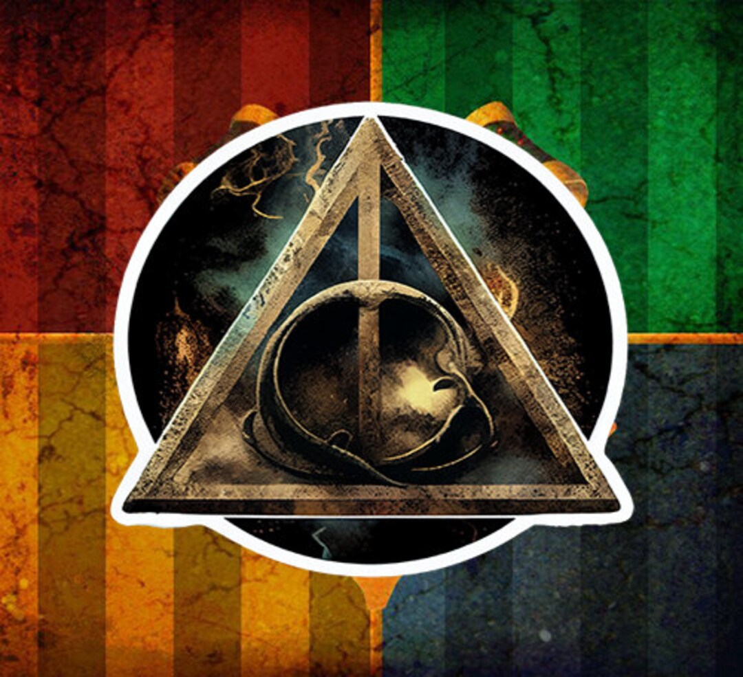 Deathly Hallows Sticker Unlock the Power of the Elder Wand Etsy