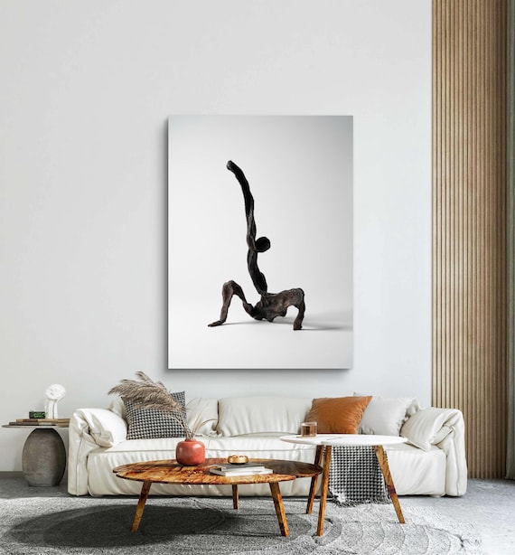 3D Modern wall art Surrealist Figurative Sculpture on canvas print