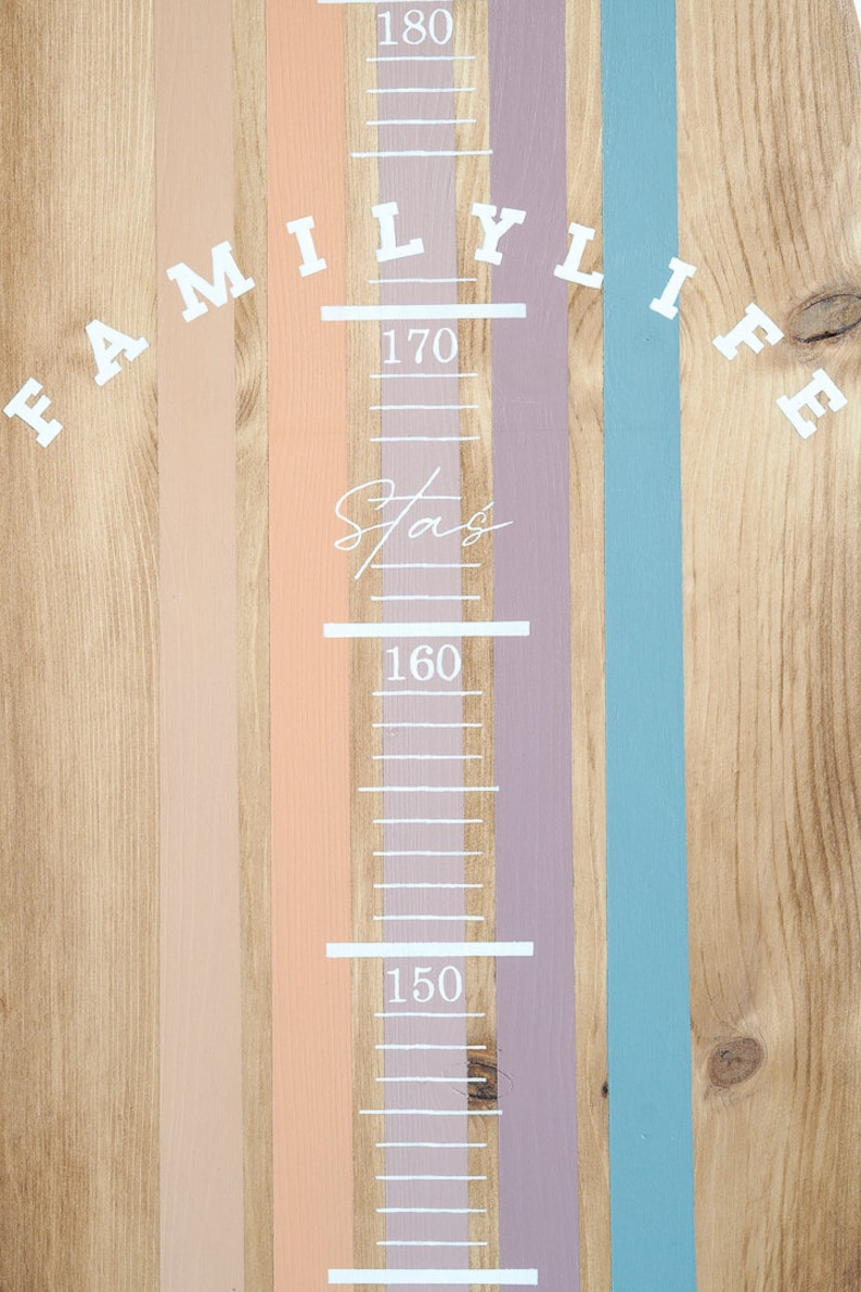 Handmade Surfboard Wooden Growth Chart: Family Life Height Ruler - Etsy