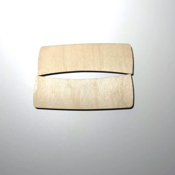 DIY Wooden Hair Clip Blanks for Crafting 4 Inch Claw Clips, hair clip blank, 1/8th inch wood blank, ships fast, create your own design,