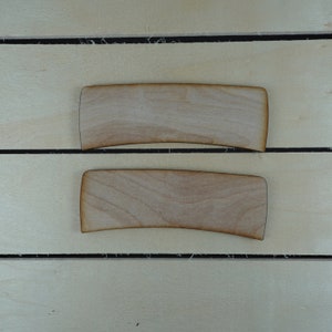 DIY Wooden Hair Clip Blanks for Crafting 4 Inch Claw Clips, hair clip blank, 1/8th inch wood blank, ships fast, create your own design,