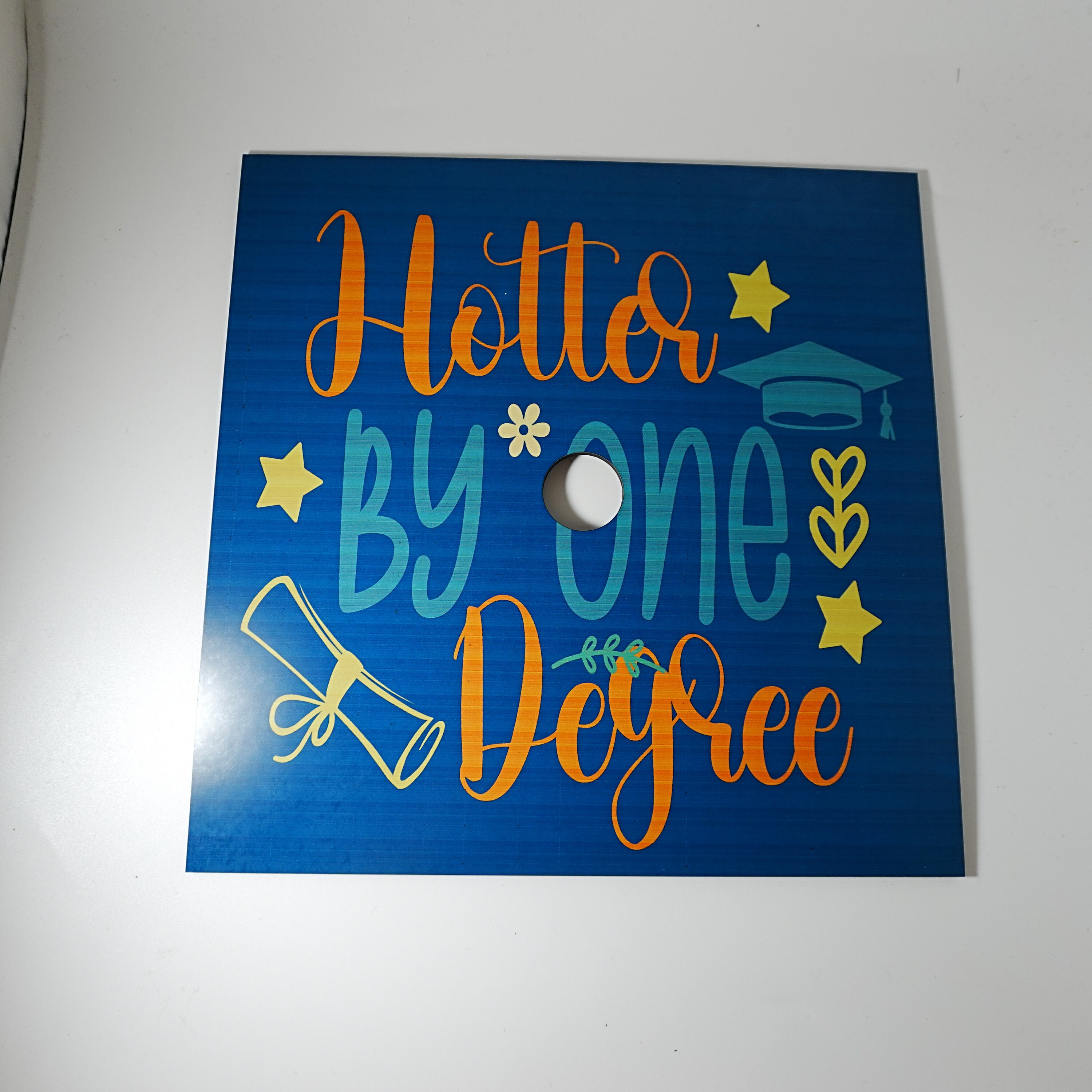 Graduate Cap Topper Blank, Unisub MDF, DIY Craft Blank, Mortarboard ...