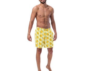 Pineapple swim trunks