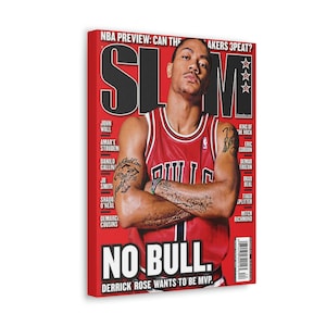 Derrick Rose, Revista Slam, Lienzo de pared