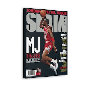 Michael Jordan Slam Cover Nba Basketball Chicago Bulls Unisex T-Shirt –  Teepital – Everyday New Aesthetic Designs