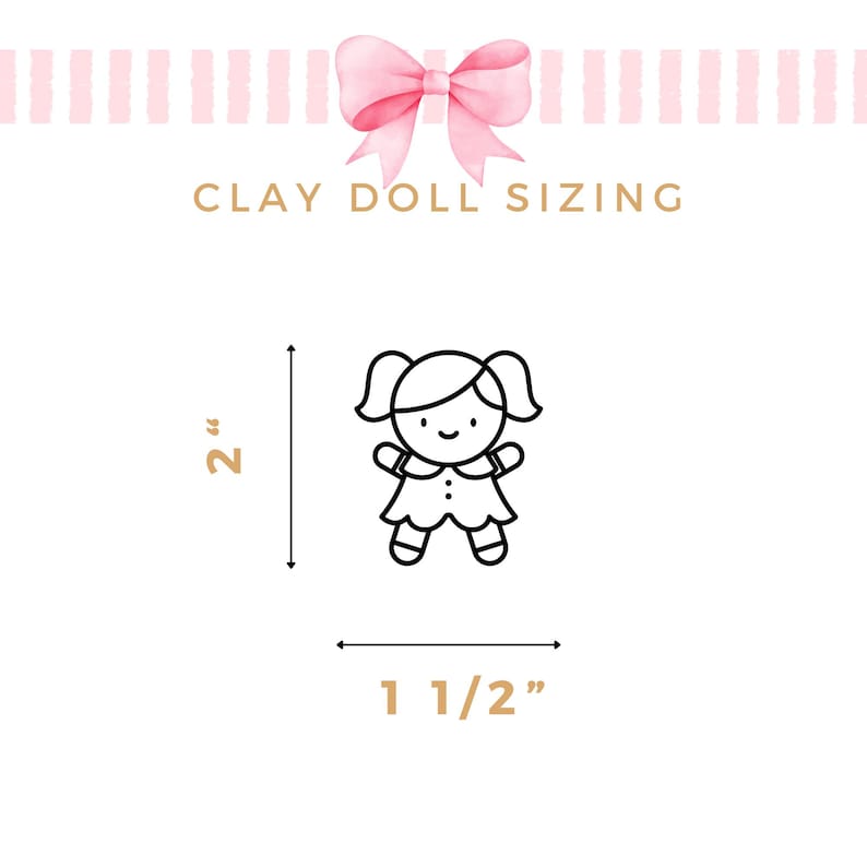 Little Mermaid Clay Doll – DIY Bow Center, Handmade Polymer Clay Charm, Hair Bow Supply, Keychain Pendant, Party Favors, Craft Decoration image 2