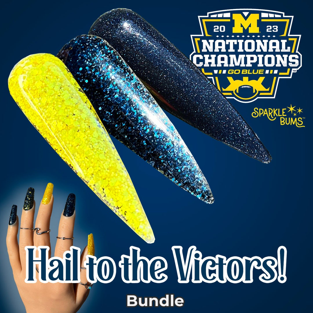 Hail to the Victors Bundle Dip Powder for Nails, Acrylic Powder Etsy