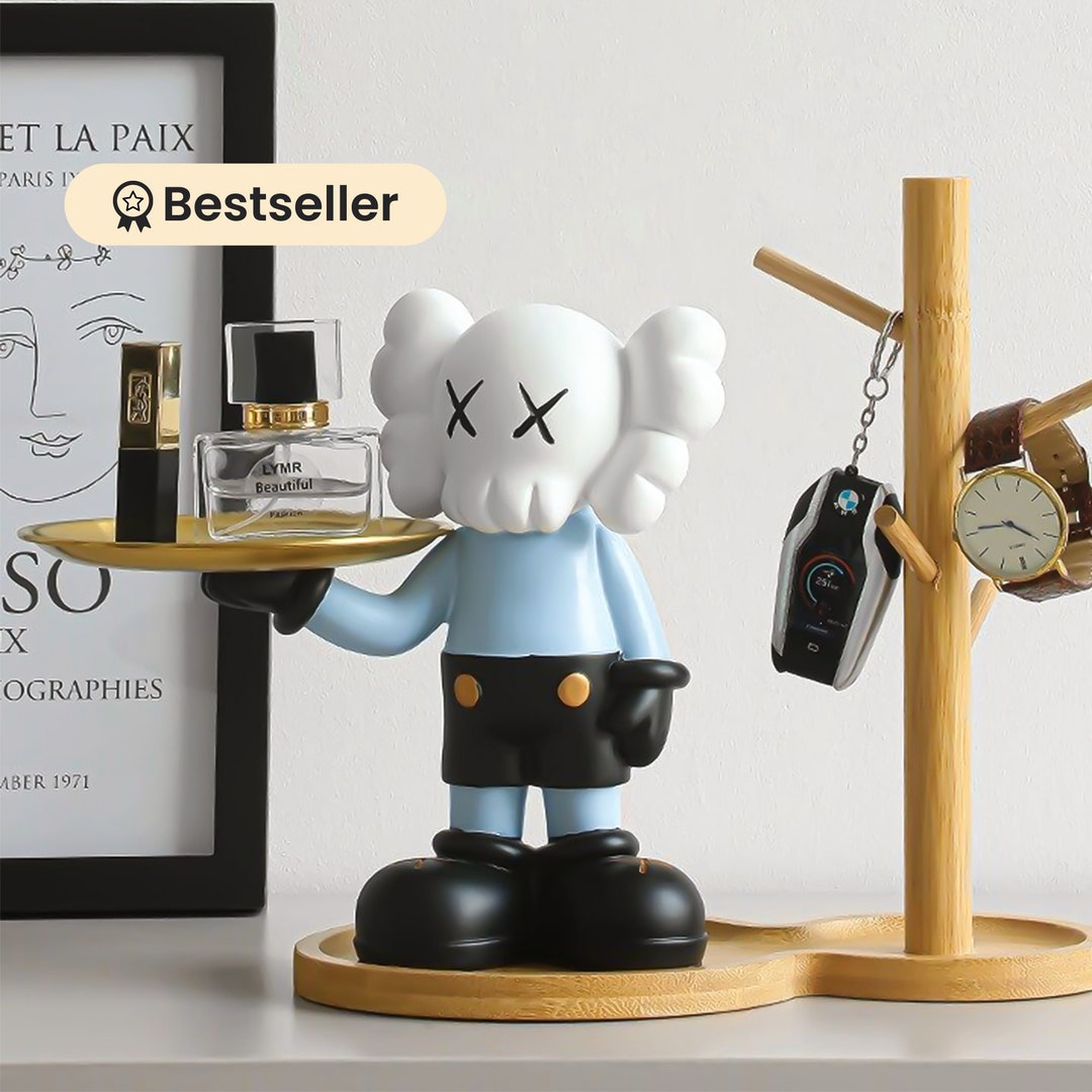 Artistic KAWS Figure Tray Kaws Statue Fake Kaw Bearbrick Etsy