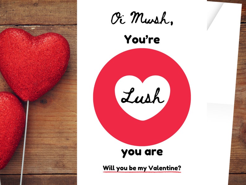 Funny Welsh Sayings Valentine's Card, Quality Card From Wales, You're