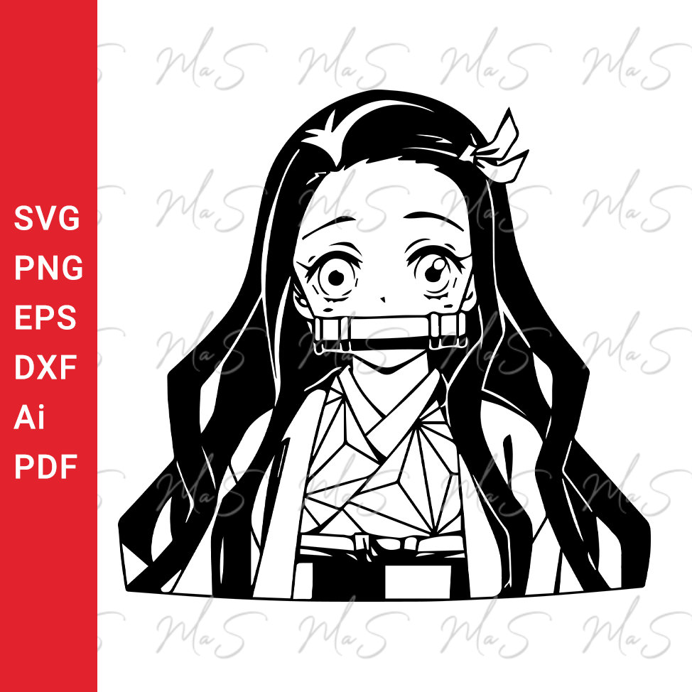Demon Anime Svg Nezuko Svg Slayer Symbol Svg Anime Etsy Singapore