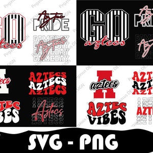 Aztecs Sport Bundle, Aztecs Svg, Aztecs Png, Aztecs Football, Mascot Svg