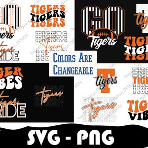 Tigers Football Bundle, Tigers Svg, Tiger Vibes,Tigers Football Png, College Football, Mascot Svg