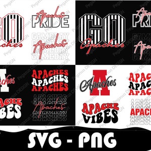 Apaches Sport Bundle, Apaches Svg, , Apaches Png, College Sport Team, Mascot Svg