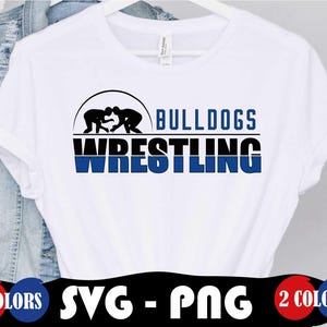 Bulldogs Wrestling Svg, PNG File, Class Of 2025, College wrestling Team, Mascot Svg