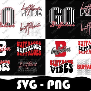 Buffaloes Sport Bundle, Buffaloes Svg, , Buffaloes Png, College Sport Team, Layered